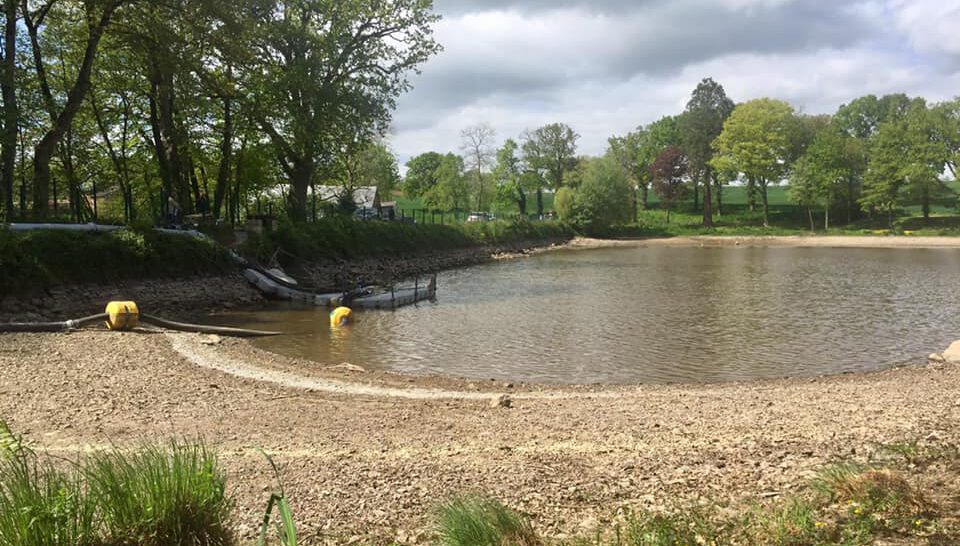 Vidange de l'étang du Moulin aux Moines